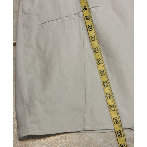 Eileen Fisher Size M Linen Blend Open Jacket Closet Staple Timeless Minimalist - Picture 9 of 11